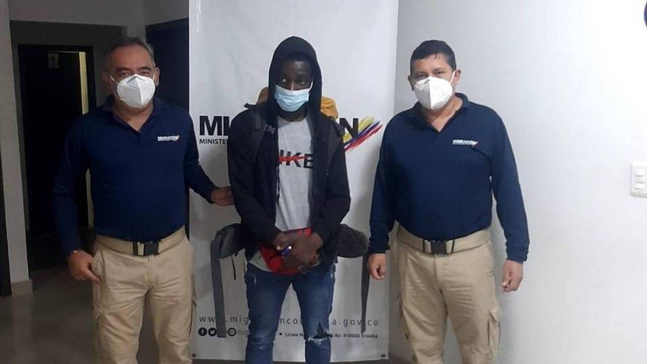 Bernio Jordan Enzo V. in Colombia (foto: douane van Colombia).