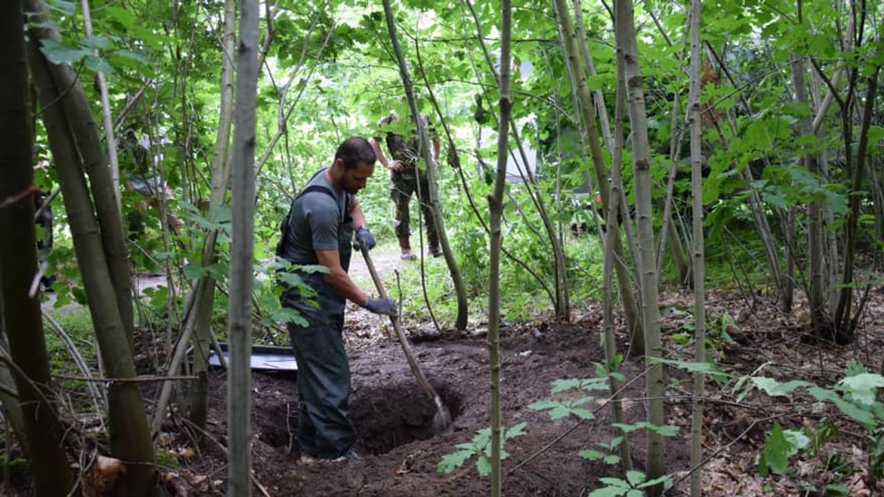 Het graf werd gevonden in Best (foto: Koninklijke Landmacht).