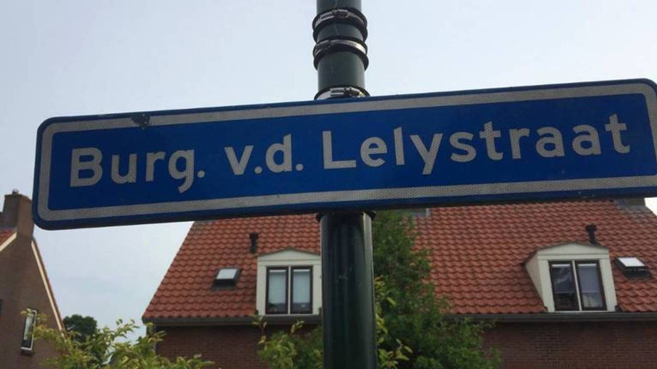 Straatnaam burgemeester Van der Lelystraat besmet door oorlogsverleden