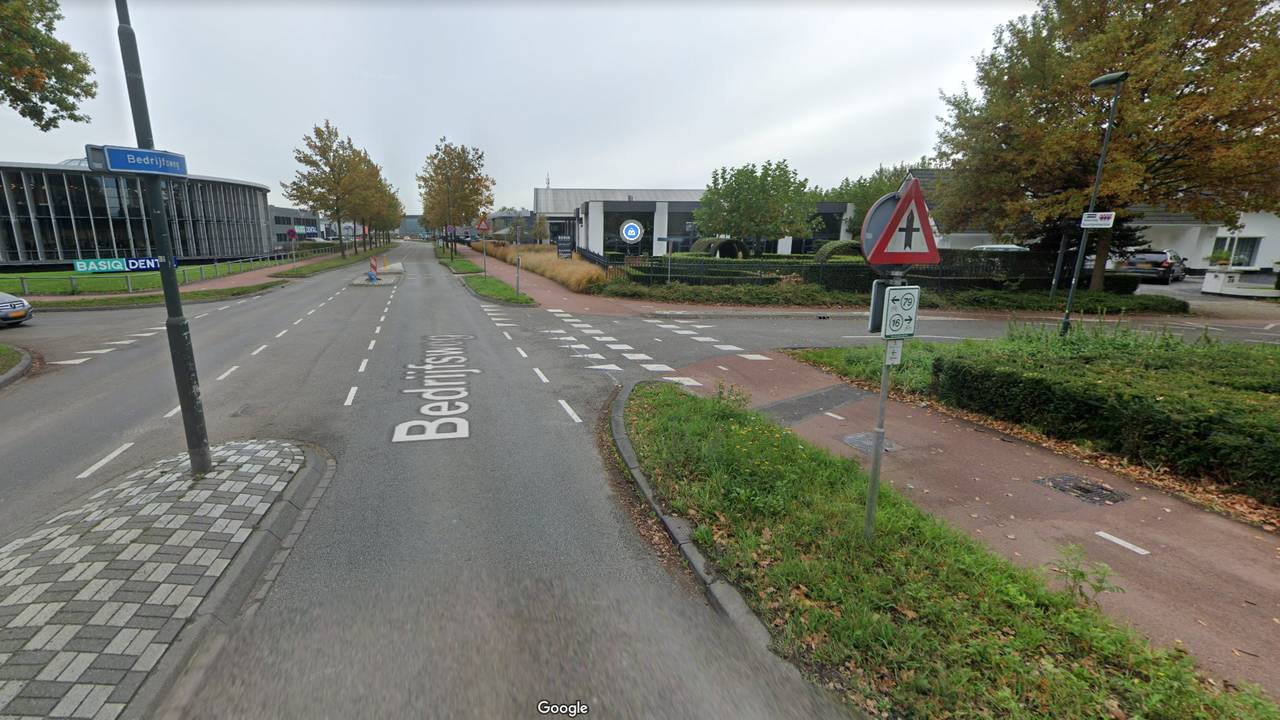 Bedrijfsweg in Oisterwijk (beeld: GoogleMaps)