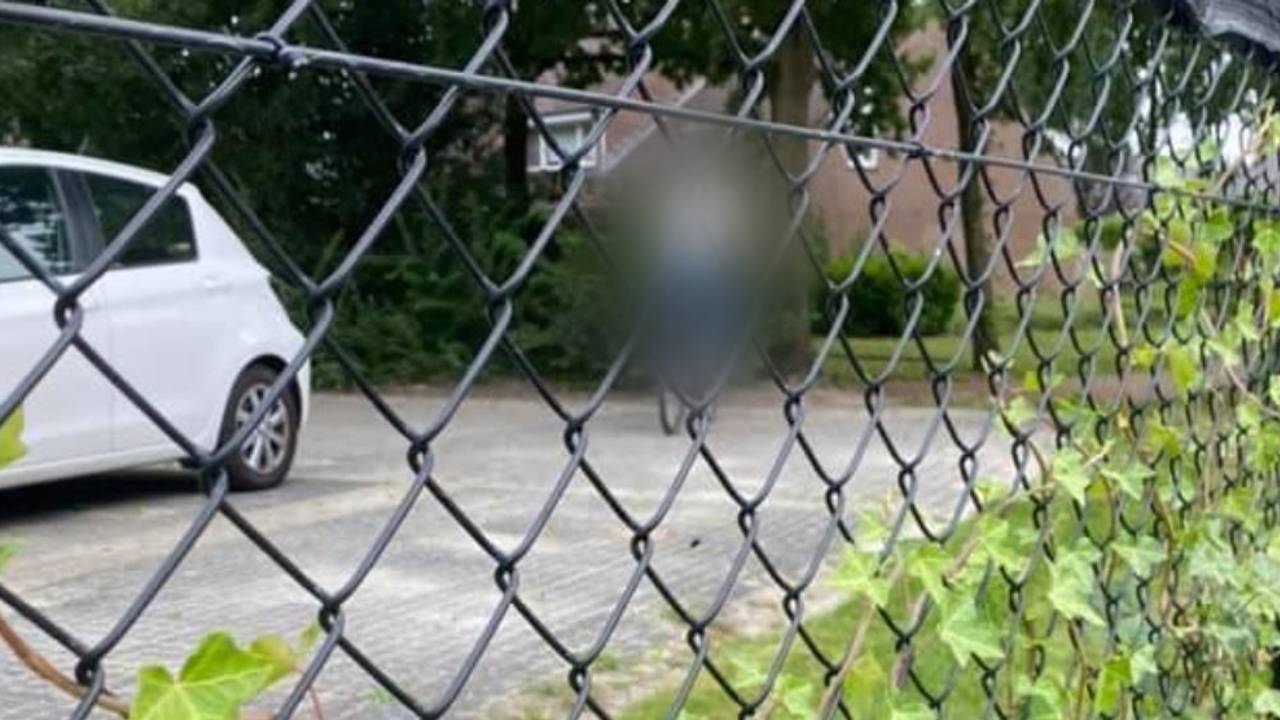 De verdachte is vastgelegd op de gevoelige plaat (foto: Facebook).