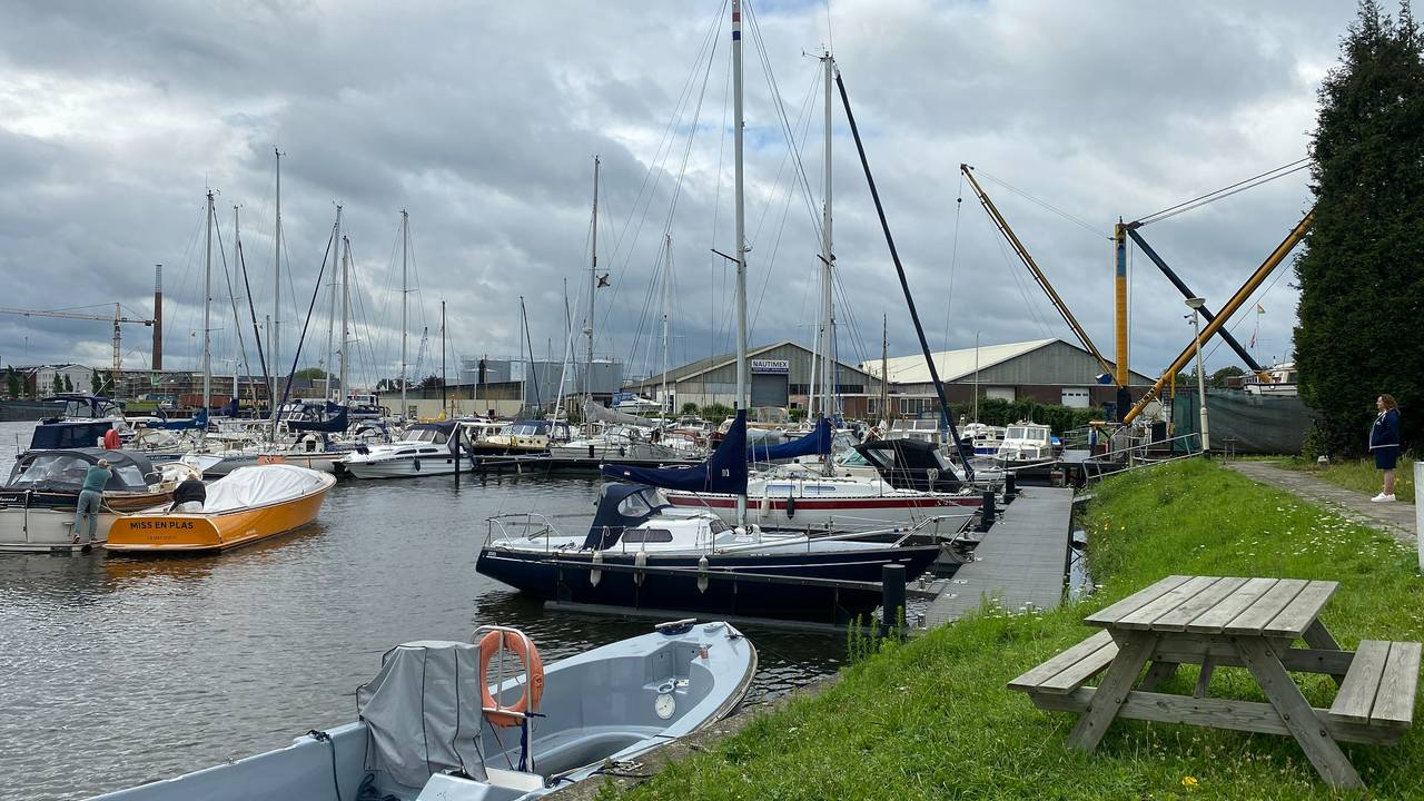 Havenmeester Inge van Ekelen kijkt uit over de Bergse jachthaven