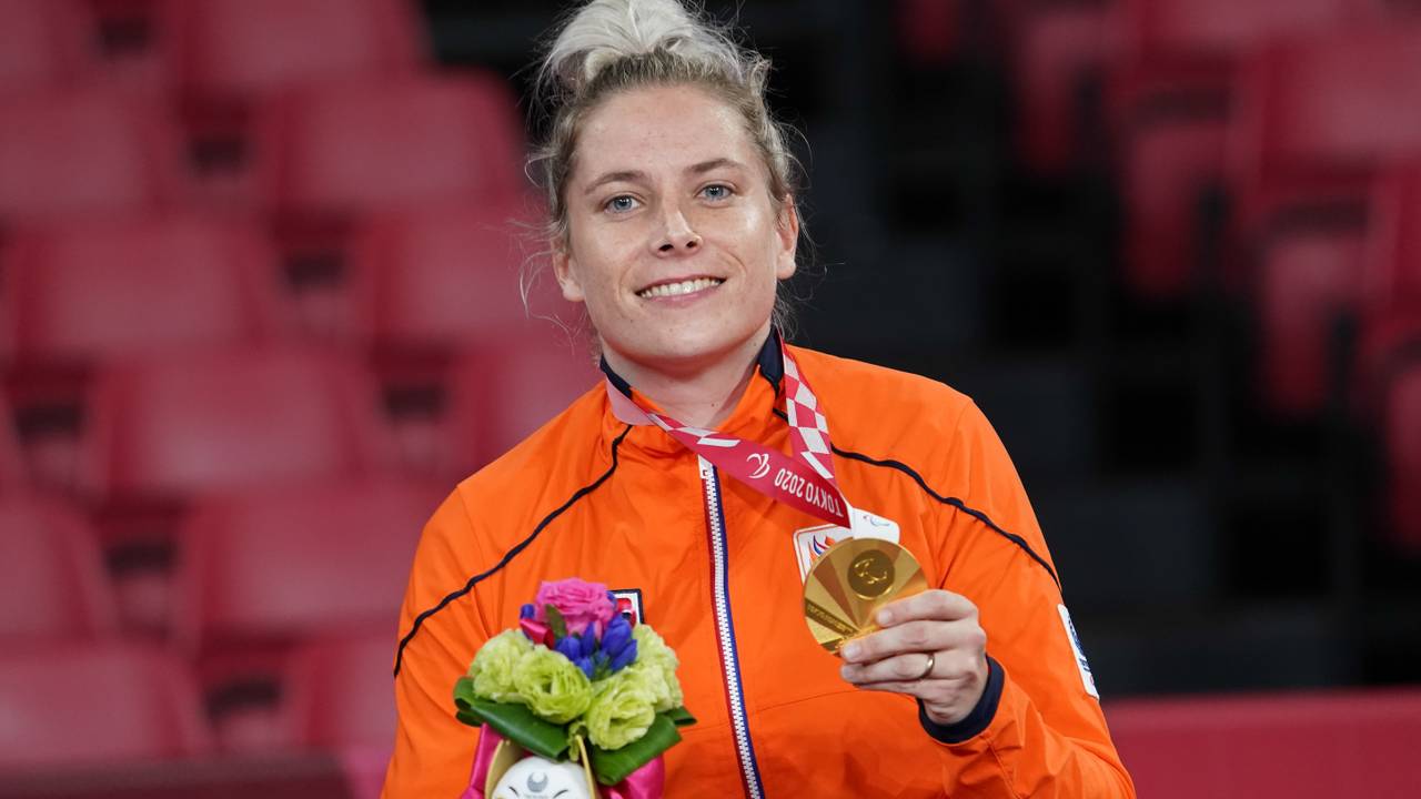 Kelly van Zon pakte in 2021 goud in Tokio. (Foto: ANP/Hollandse Hoogte/Mathilde Dusol)