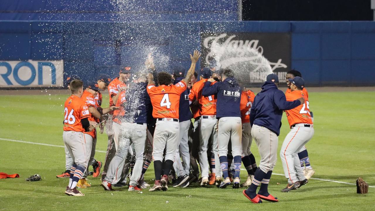 Vreugde bij de Twins na het bereiken van de play-offs (foto: Twins).