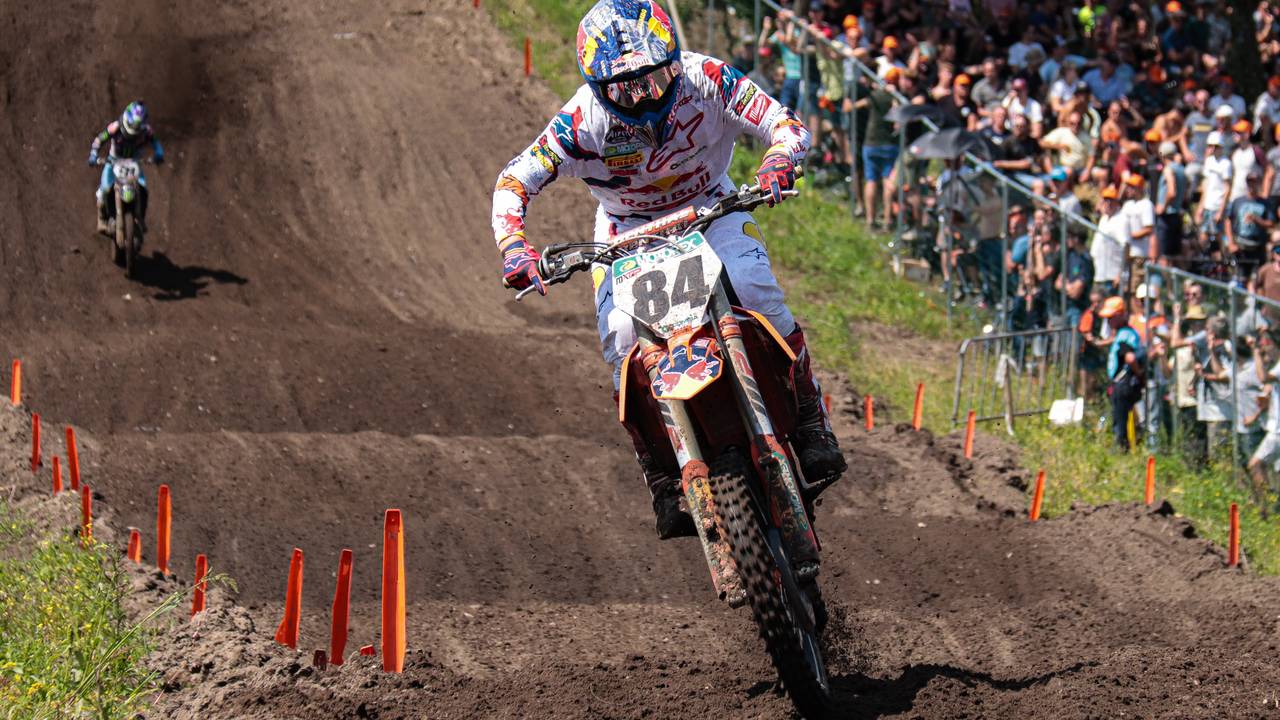 Herlings in actie tijdens de GP in Oss (foto: Corrado Francke).