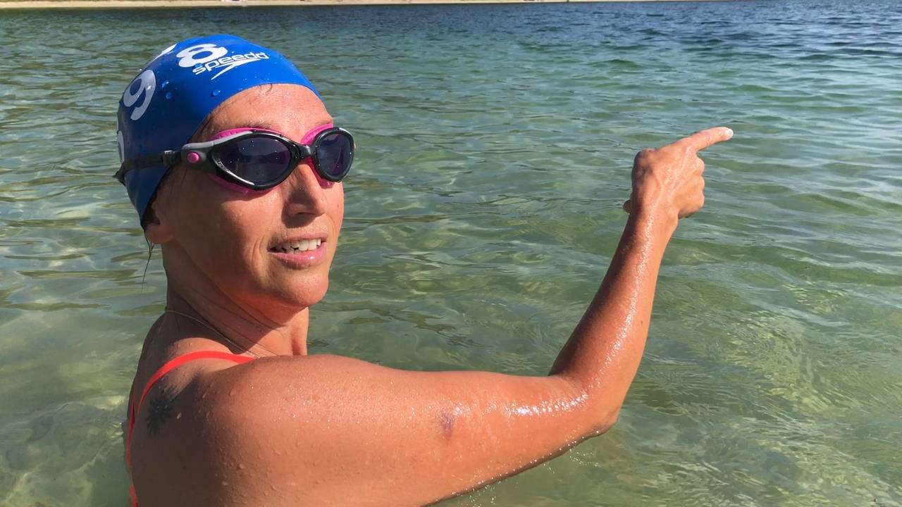 Saskia van den Ouden doet mee aan Swim to Fight Cancer.