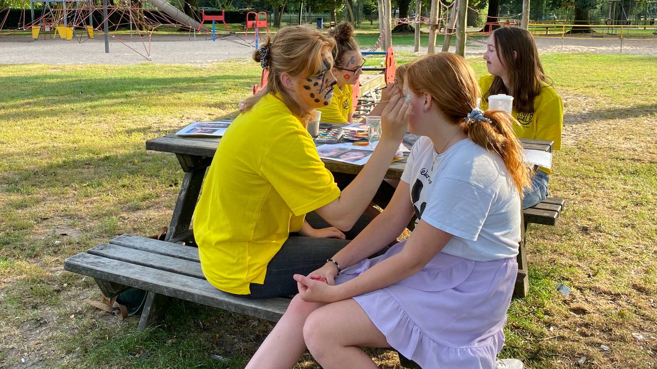 Buurtgezinnendag in speeltuin De Vrouwenhof.