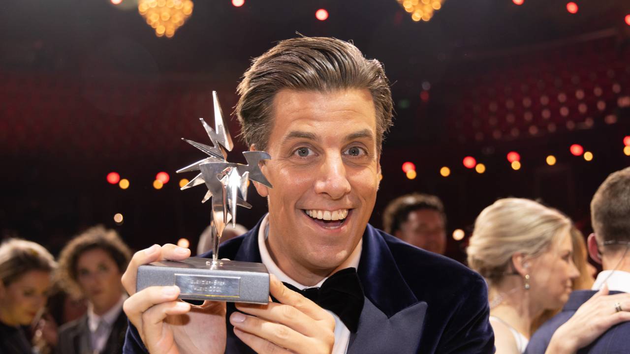 Behalve de Snollebollekes-zanger uit Best waren Raven van Dorst en Monica Geuze genomineerd (foto: Anneke Janssen/ANP).