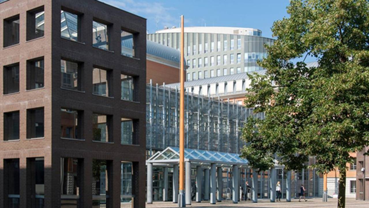 Het gebouw waar de uitspraak is gedaan (foto: rechtbank Oost-Brabant).