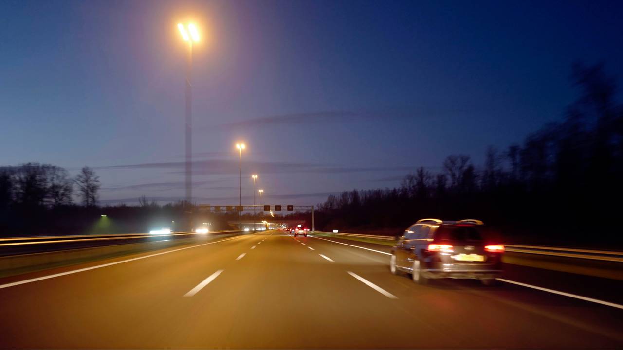 Rust op de snelweg (foto: ANP 2020/Richard Brocken).