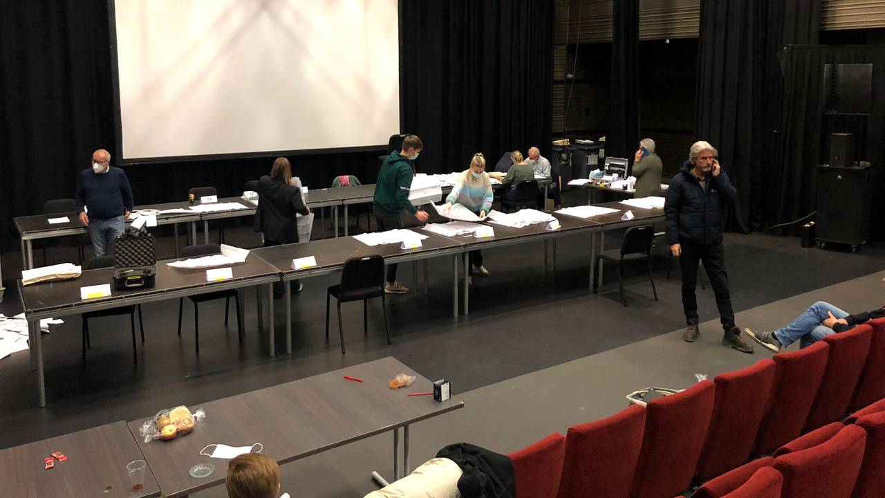 Bij theater Markant in Uden wordt druk geteld (foto: Tessel Linders)