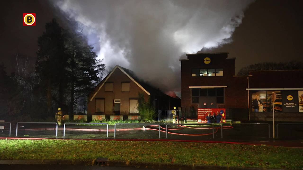 brand in leegstaande woning • N279 dicht door ongeluk.