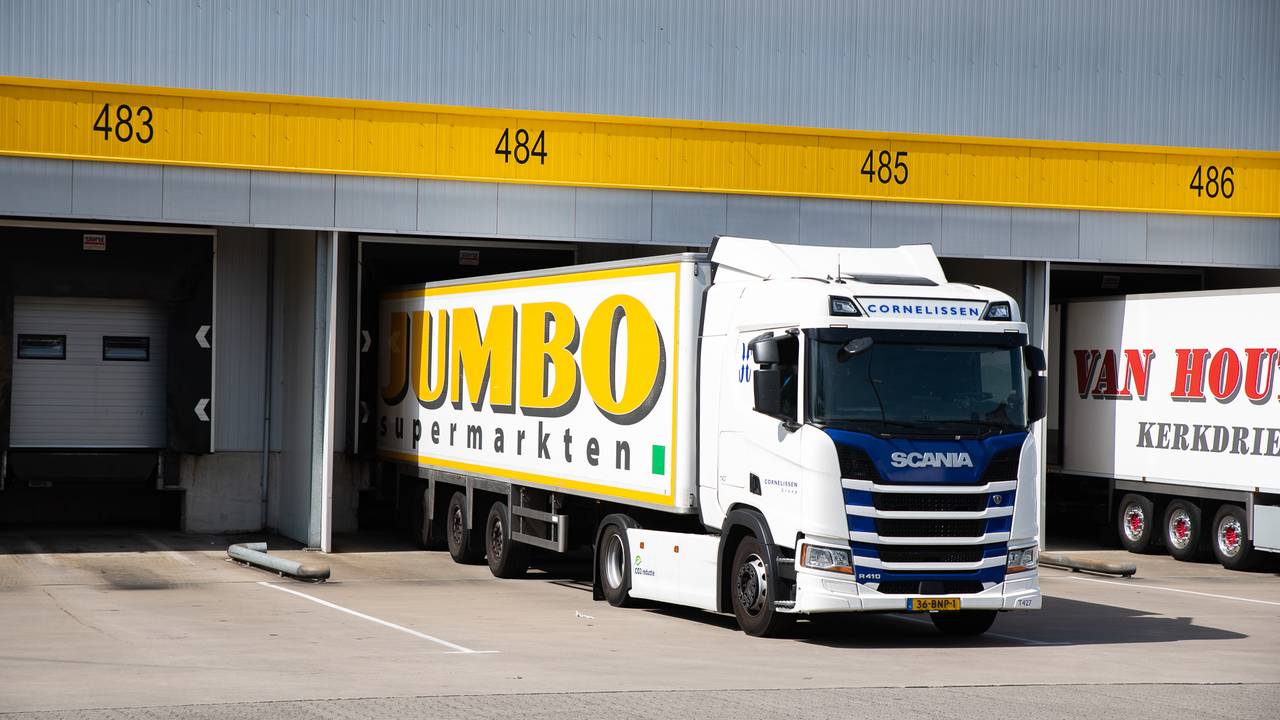 Jumbo vrachtwagen (Archieffoto: Kevin Cordewener)