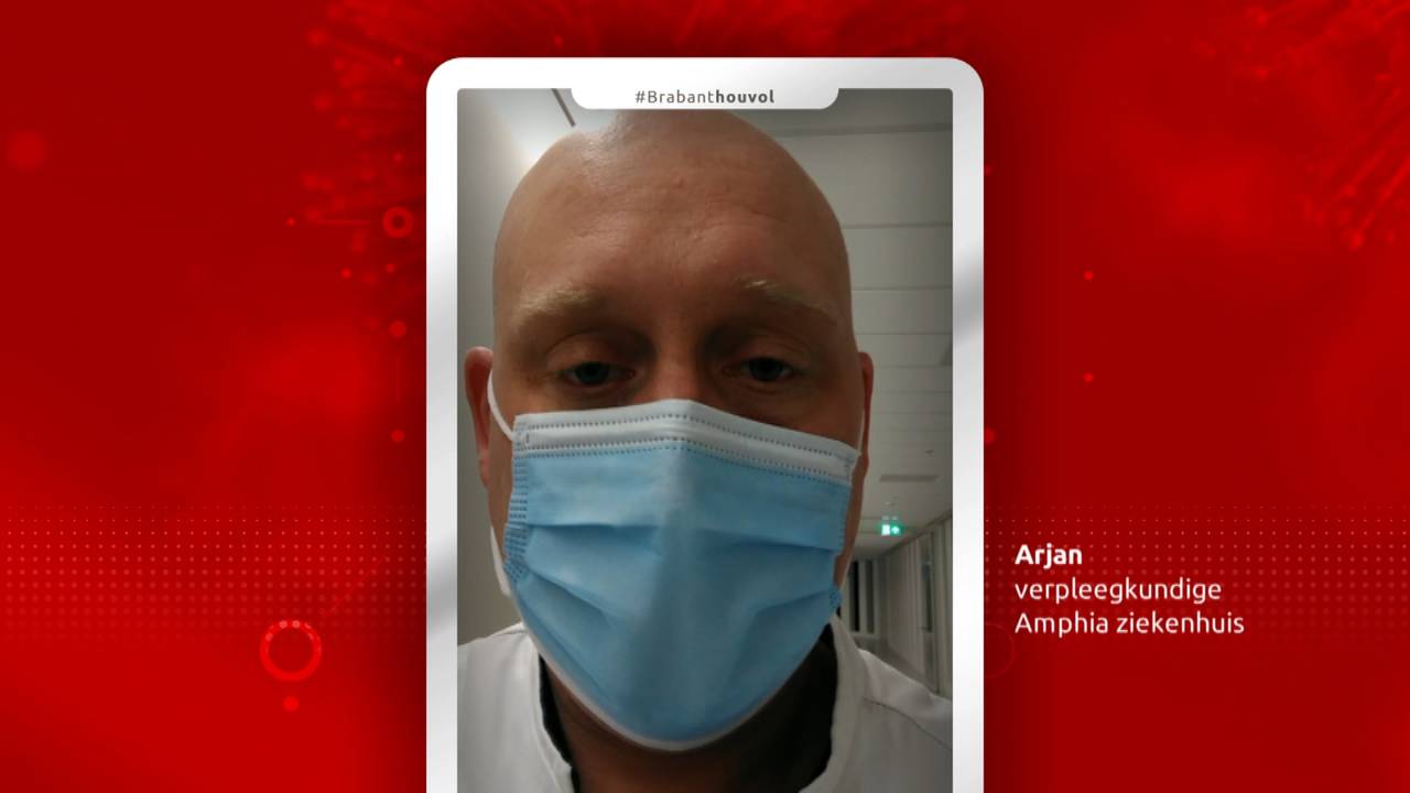 IC-verpleegkundige Arjan (foto: Omroep Brabant).