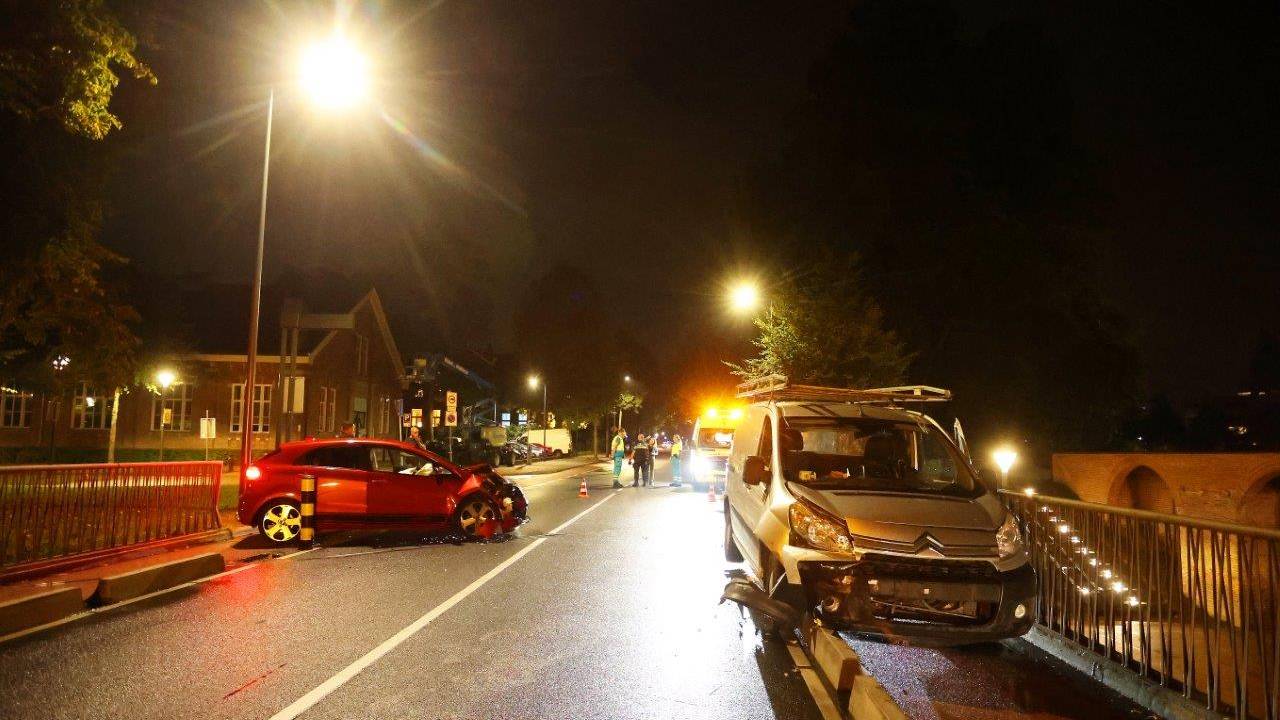 De voertuigen die bij de botsing betrokken waren (foto: Bart Meesters/Meesters Multi Media/SQ Vision).