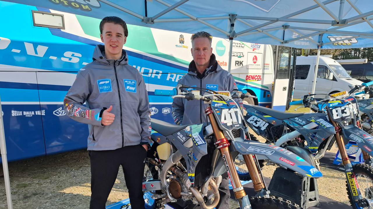 Jayson en Marcel van Drunen (foto: Leon Voskamp).