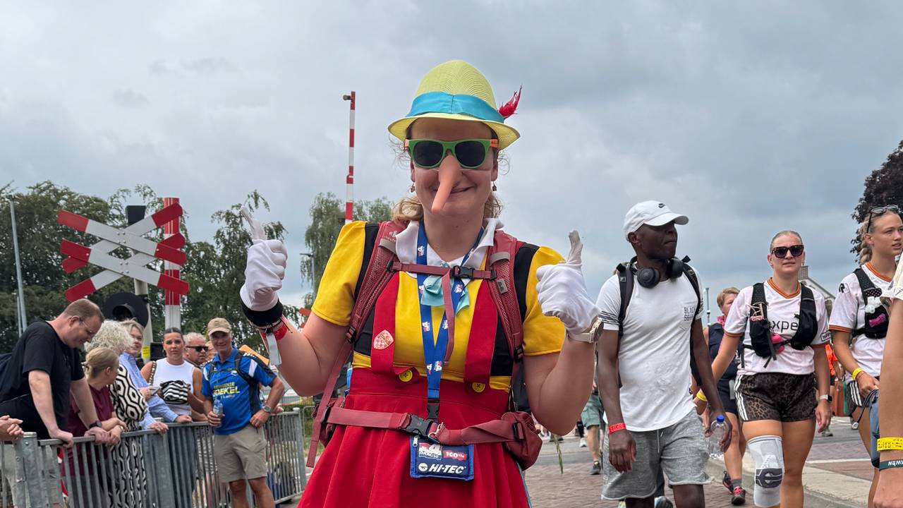 Lisette uit Zevenbergen doet voor de 18e keer mee aan de Vierdaagse.