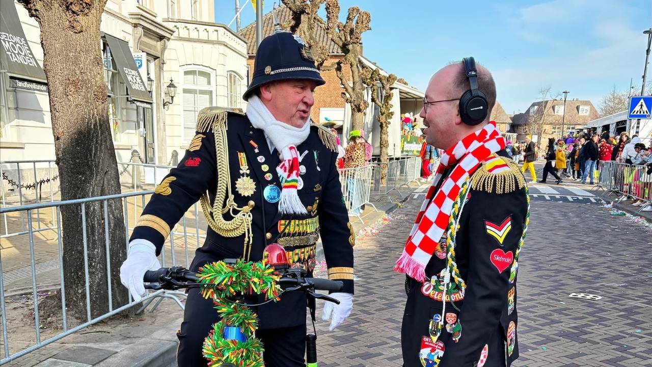 Verslaggever Kerst is klaar voor de optocht.