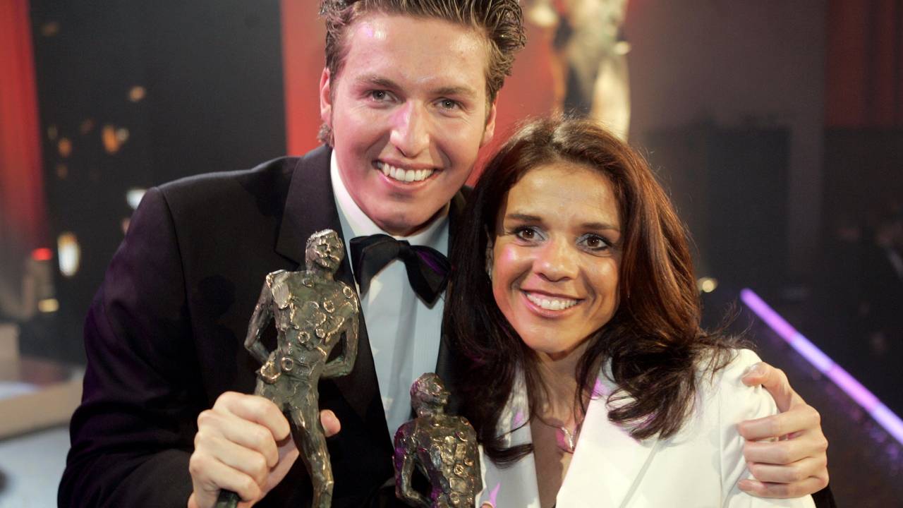 Twee Brabantse fenomenen: Van den Hoogenband en Van Moorsel (foto: ANP).