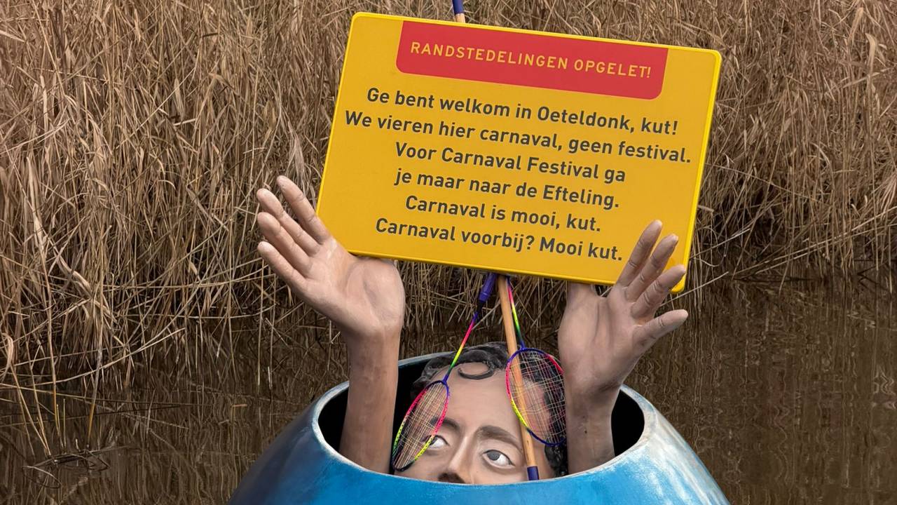 Nieuw randstedelingen opgelet bord (foto: Jasper Schilder).