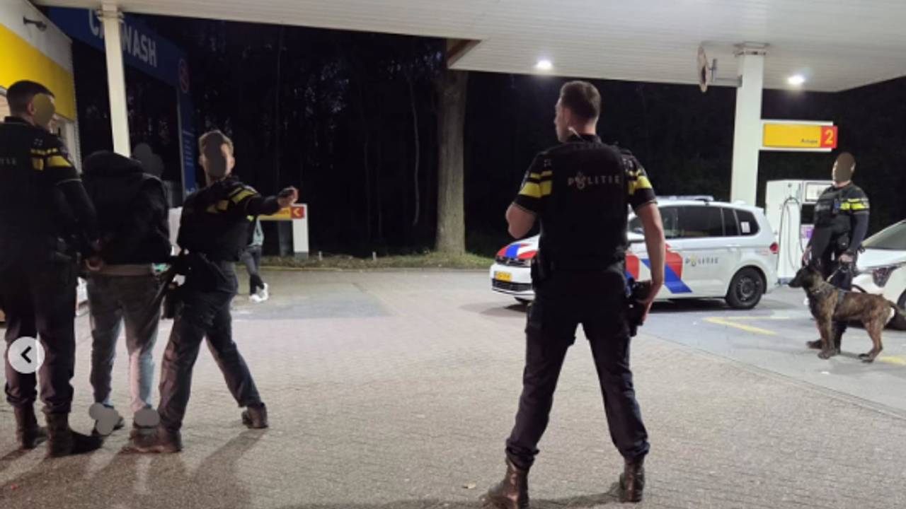 Man opgepakt na mogelijke overval met nepwapen bij tankstation in Eindhoven (foto: politie).