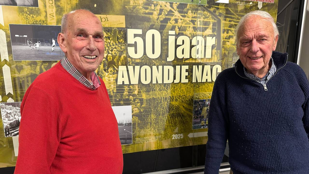 Eugen Lemmens en Bob Maaskant in het NAC Museum.