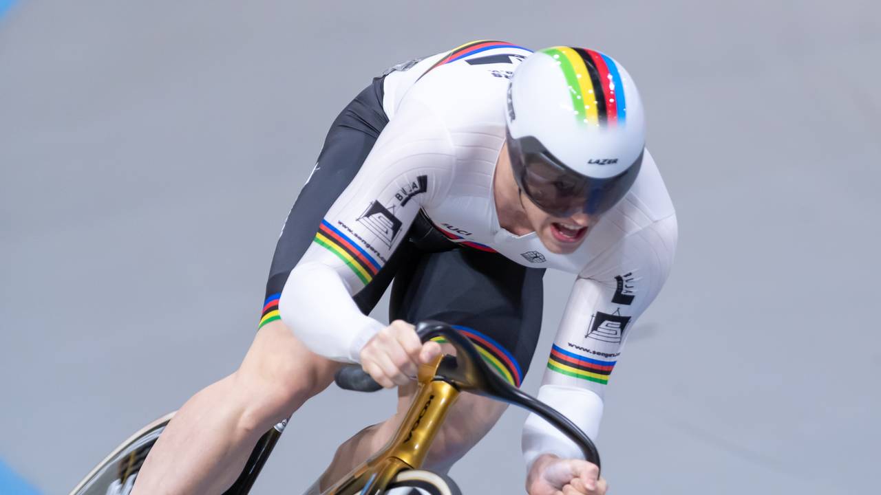 Harrie Lavreysen in actie (foto: OrangePictures).