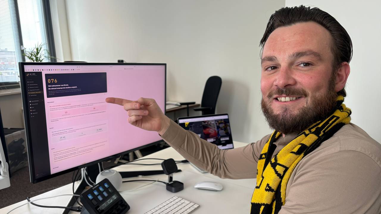 NAC-supporter Rik Reinink over zijn Plan 76 (foto: Omroep Brabant).