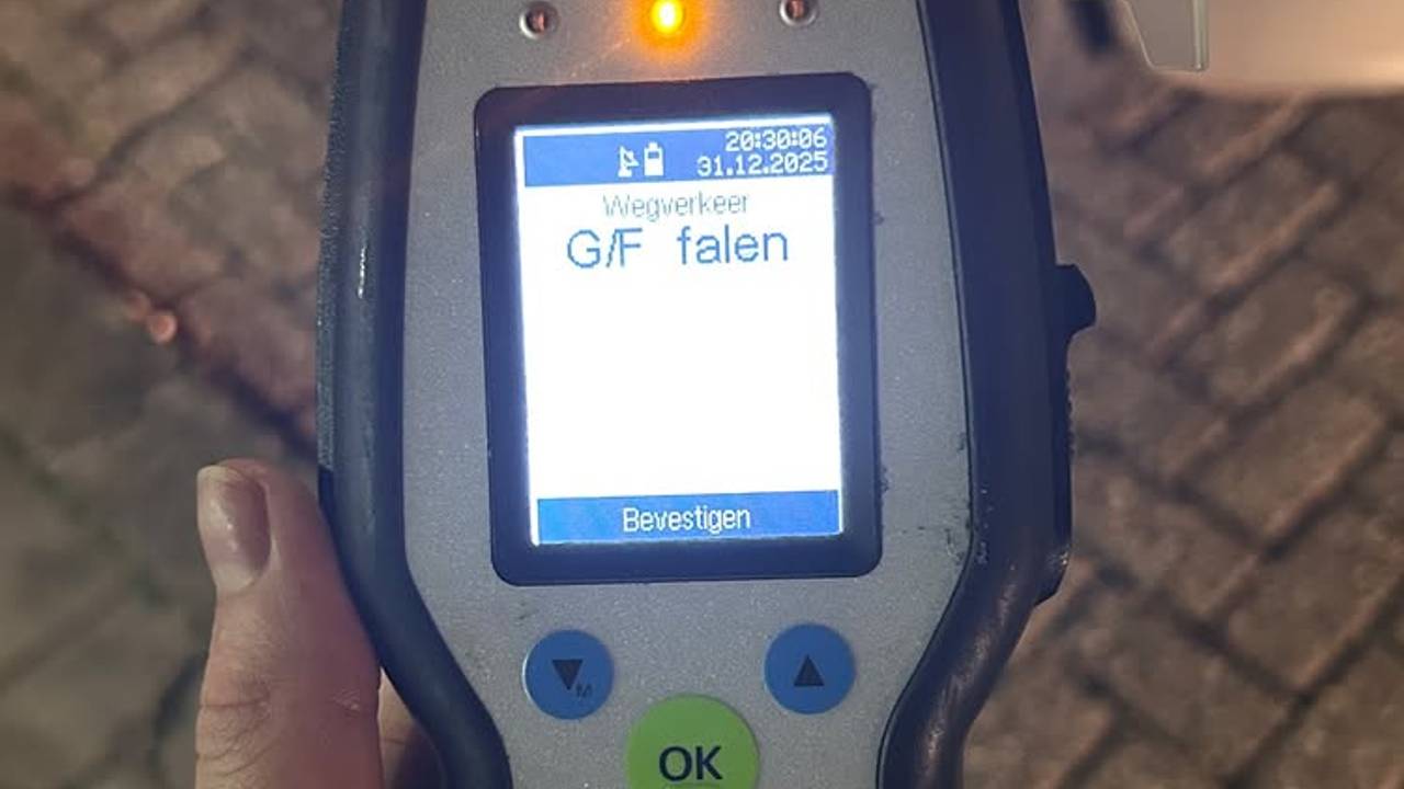 De automobilist bleek teveel gedronken te hebben (foto: Politie Oirschot-Best).