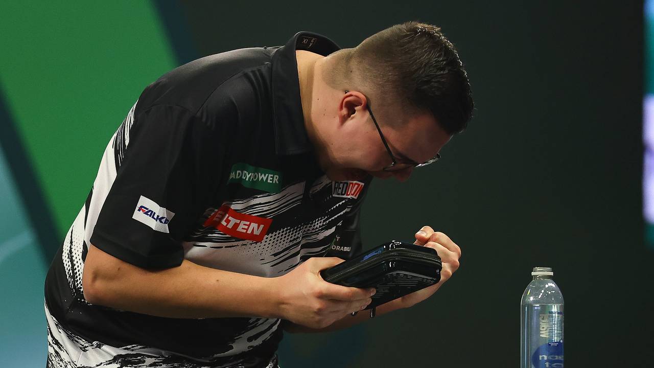 Gian van Veen is dolblij met zijn finaleplaats op het WK Darts