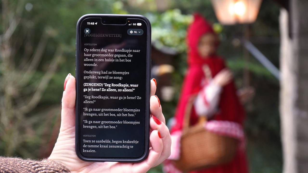 Efteling ondertiteling Roodkapje (foto: Efteling).