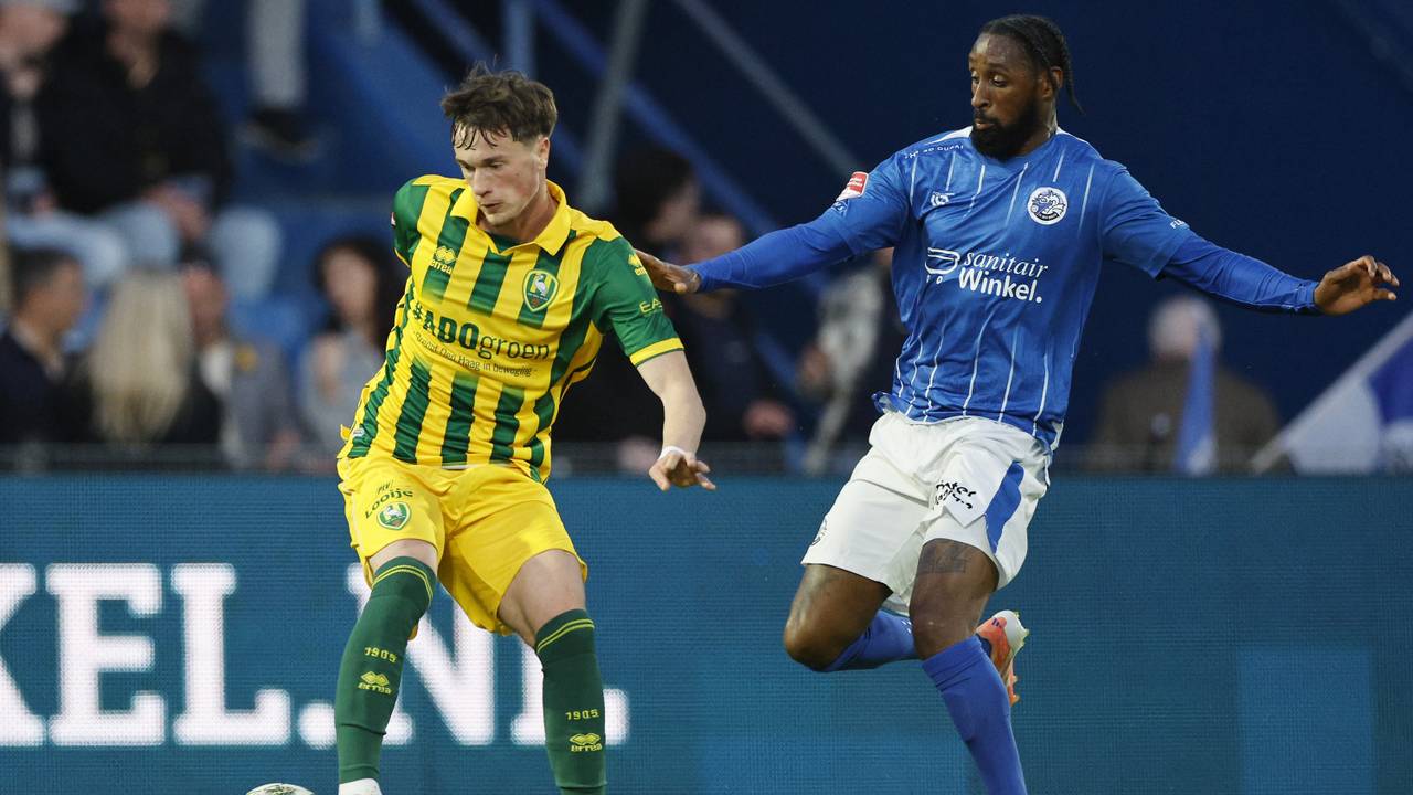 Jeffrey Fortes doet de lampen uit vanavond (foto: ANP)