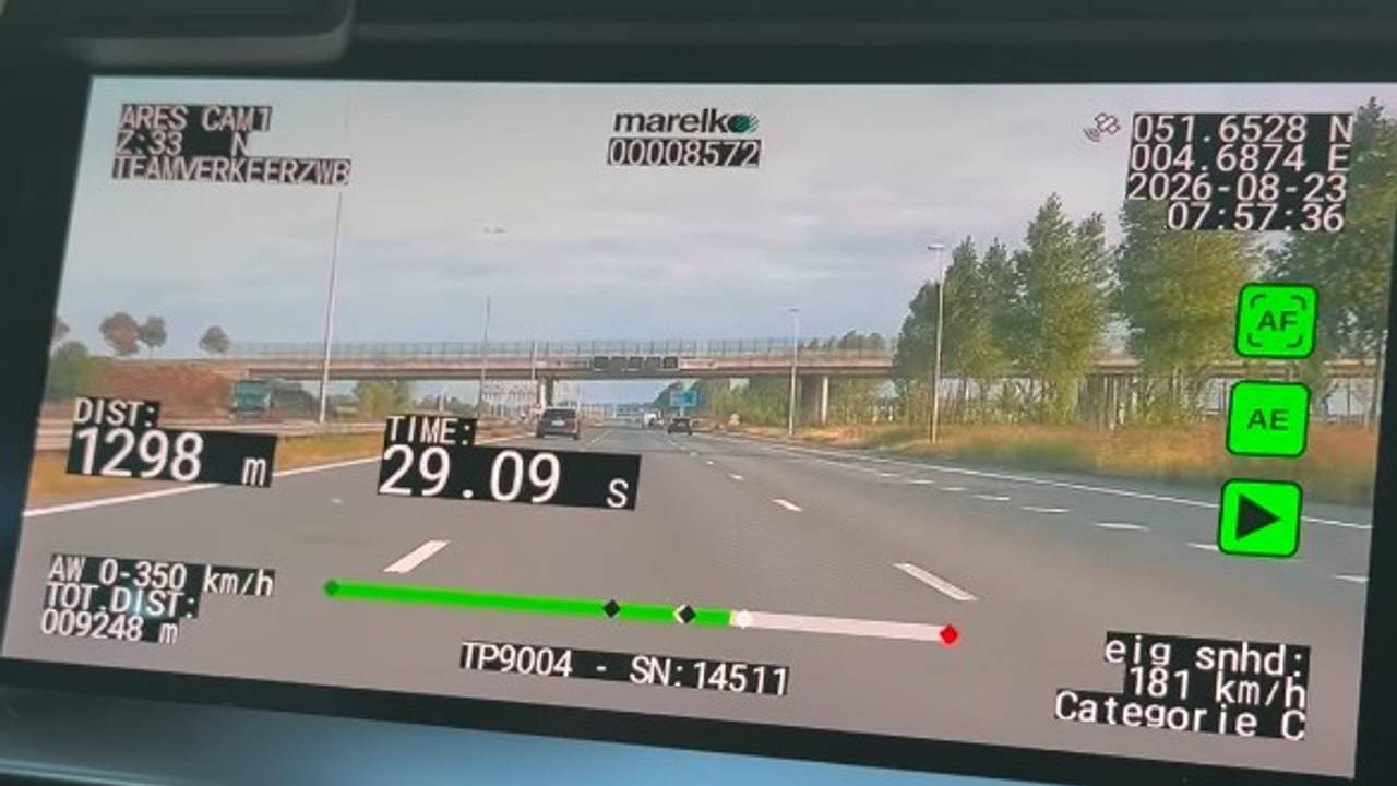 Foto: Instagram verkeerspolitie Zeeland-West-Brabant.