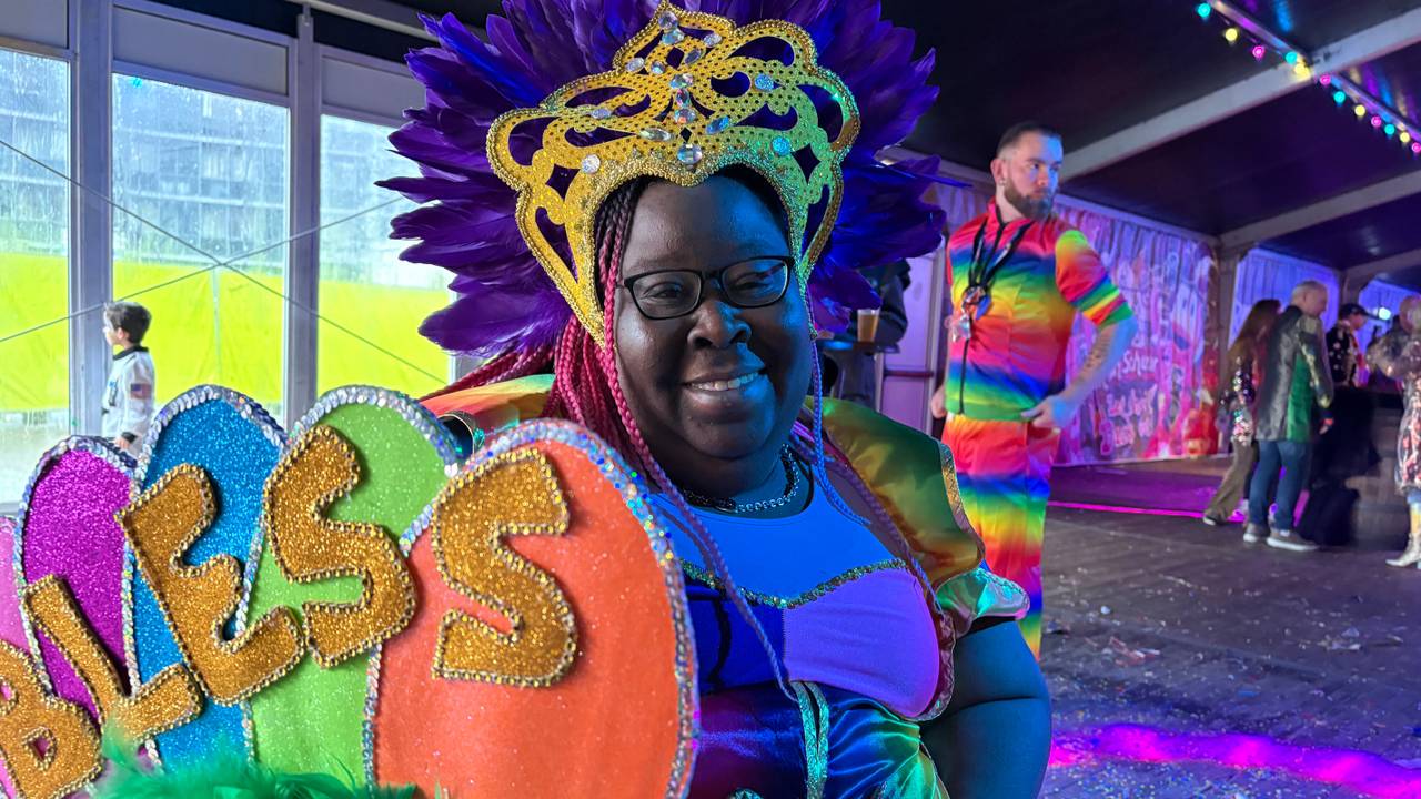 Daja kan helemaal zichzelf zijn op Lampegat Pride (foto: Wilco Zonneveld / Omroep Brabant).