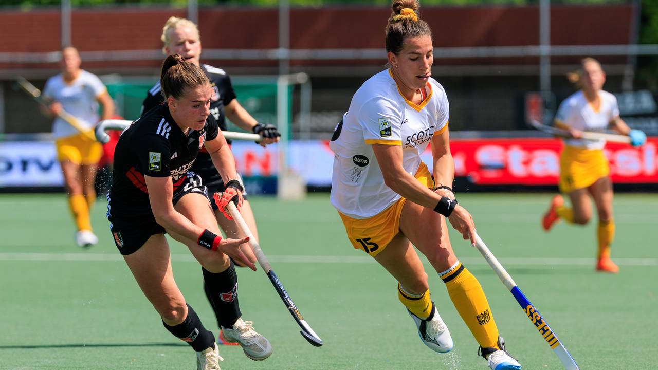 Hockeysters Amsterdam en Den Bosch spelen gelijk in eerste finale (afbeelding: Orange Pictures)