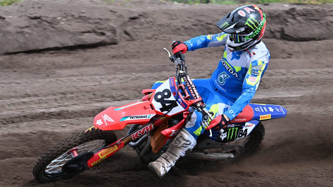 Jeffrey Herlings was sterk in Zweden.