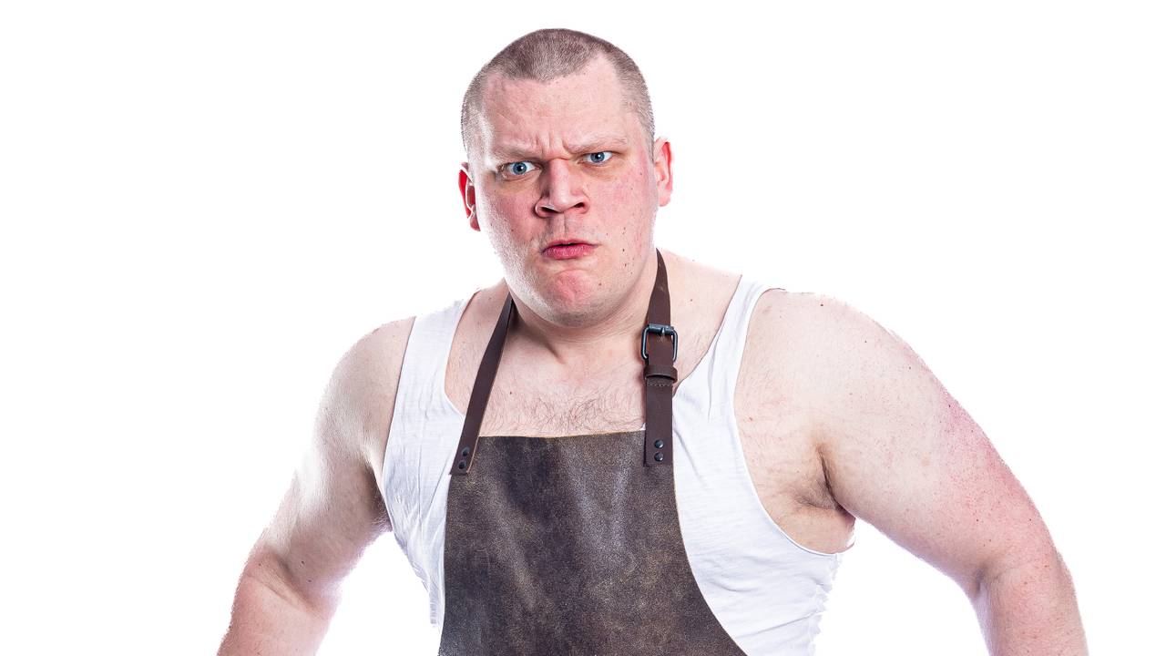 Rik 'Stormram' Slager is een showworstelaar.