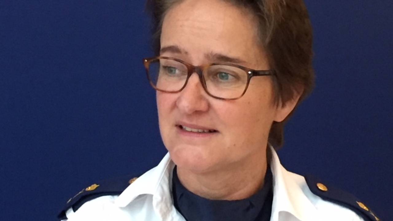 Hoofdcommissaris Ekelmans (fotot: Willem-Jan Joachems) 