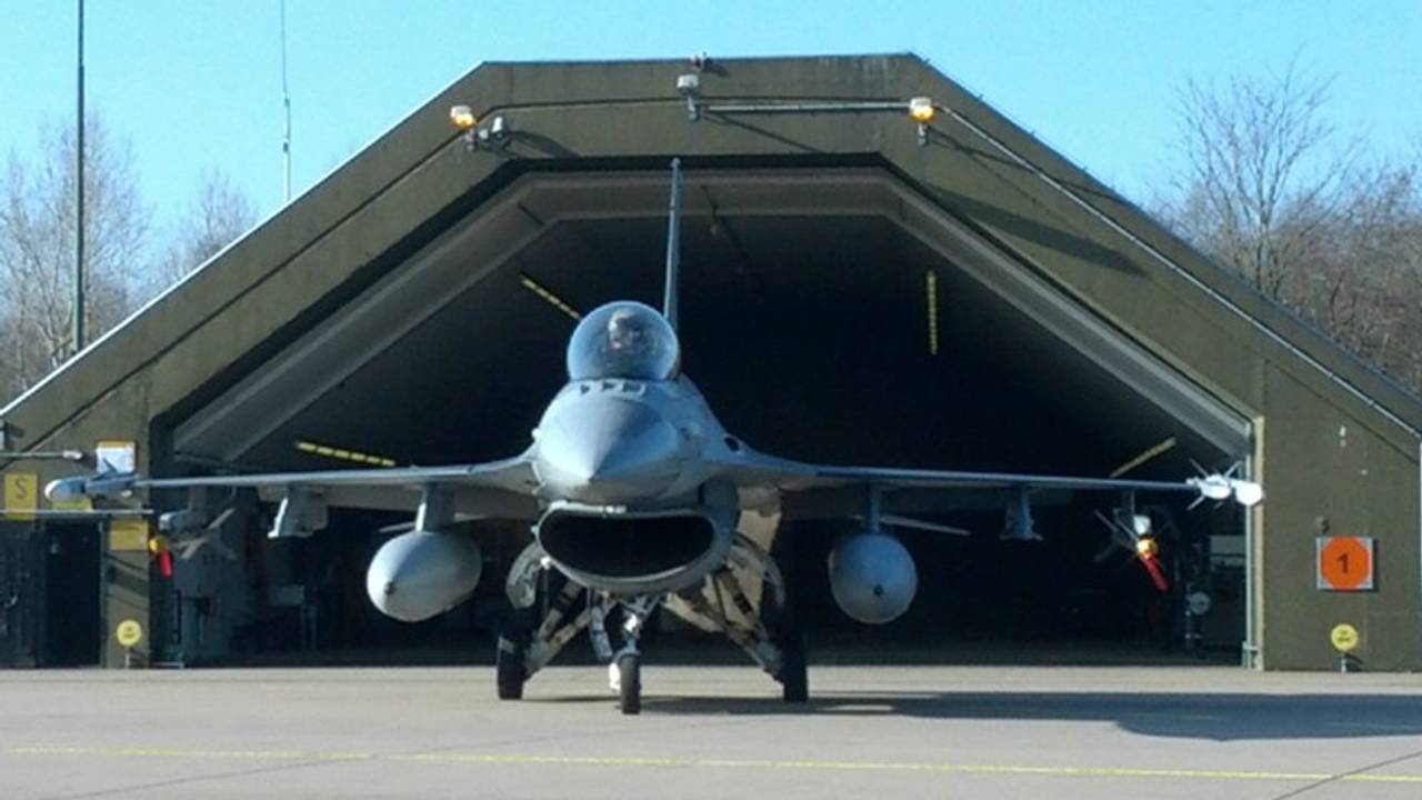 Op de vliegbasis in Woensdrecht (archieffoto).