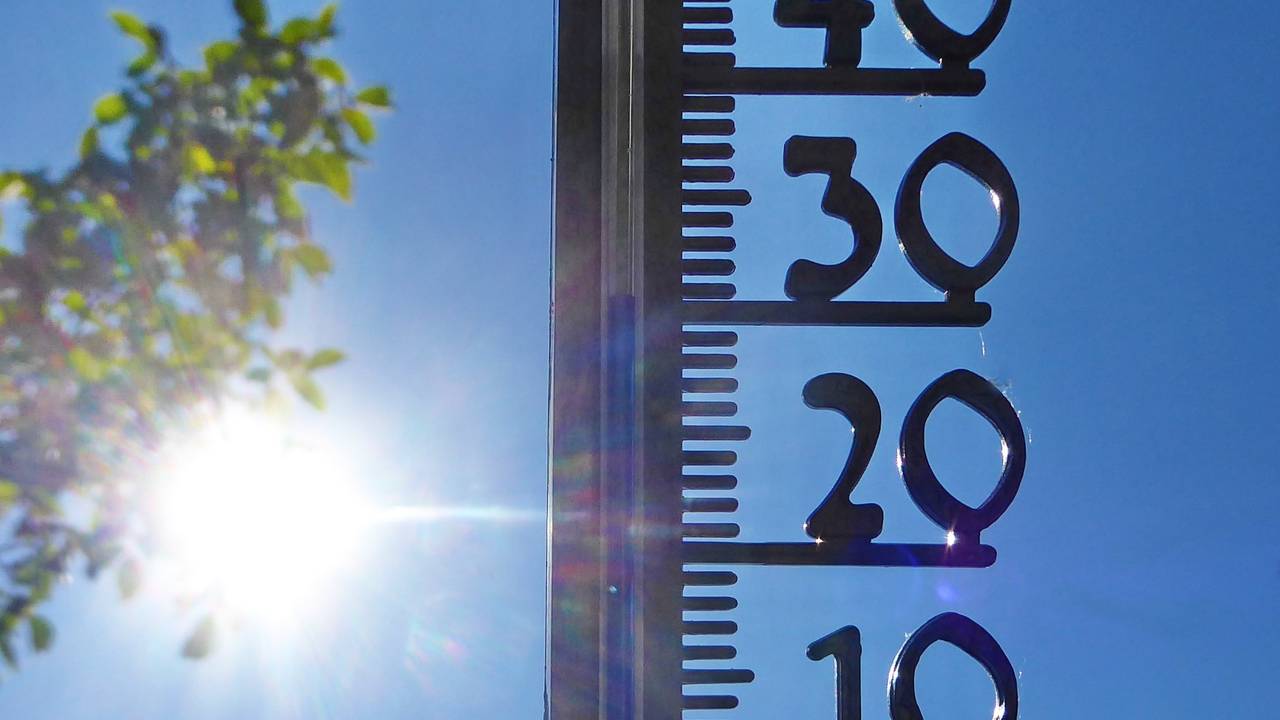 Het is warm