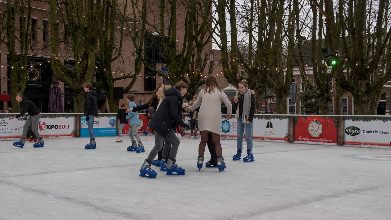 Schaatsen in Den Bosch, Foto: Ab Donker