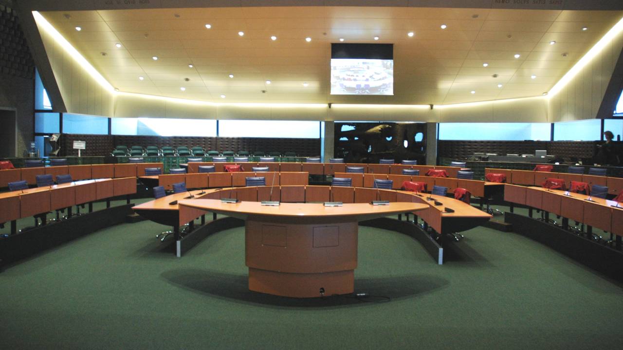 De Statenzaal in het Provinciehuis (foto: Rick Lemmens)