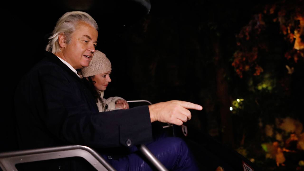 Geert Wilders in de Droomvlucht (bron: ANP)