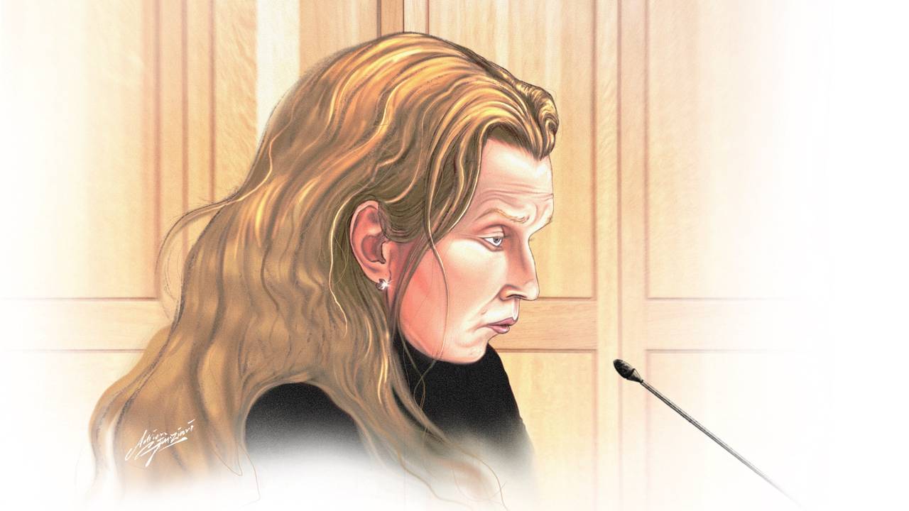 Lidwina S. reed de 14-jarige Esmee dood. (Tekening: Adrien Stanziani)