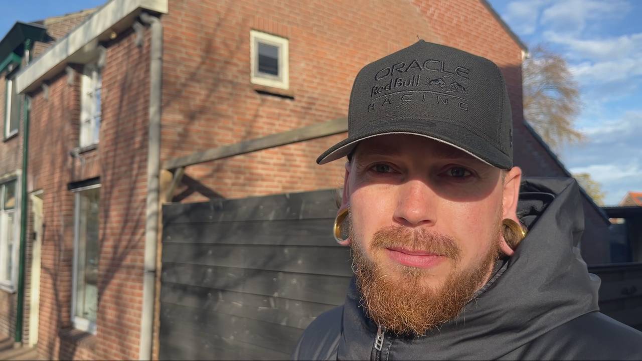 Robin raakt zijn huis en waarschijnlijk zijn baan kwijt (foto: Omroep Brabant).