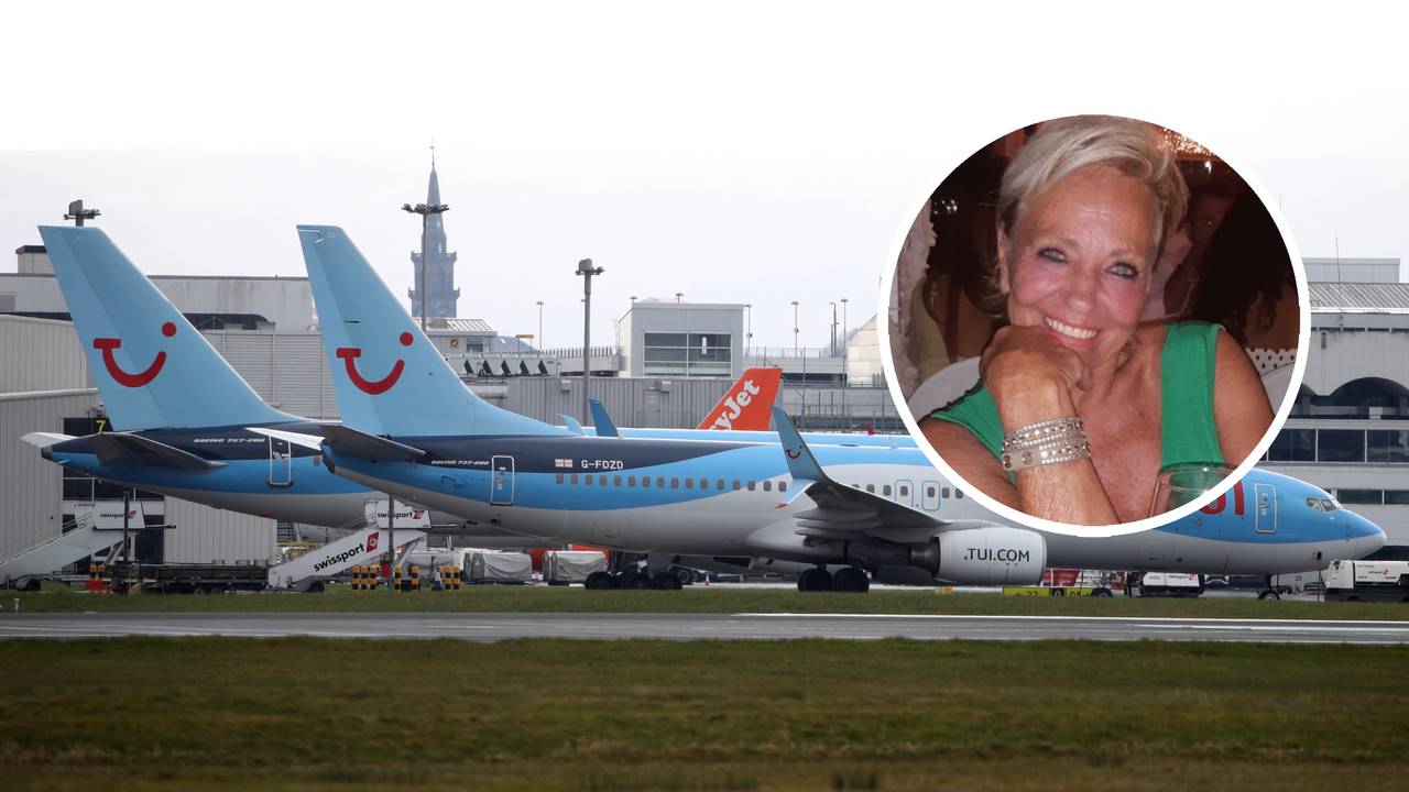 Annelies werd bijna vergeten door het vliegtuig (foto: ANP)