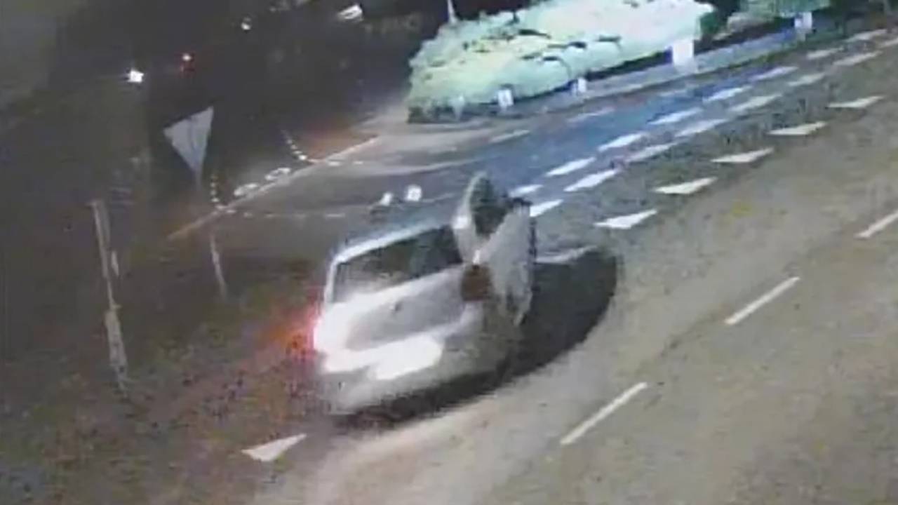 De hardloper werd aangereden op de Hofdreef in Zundert (Foto: Instagram/ Wijkagenten_gemeentezundert.)