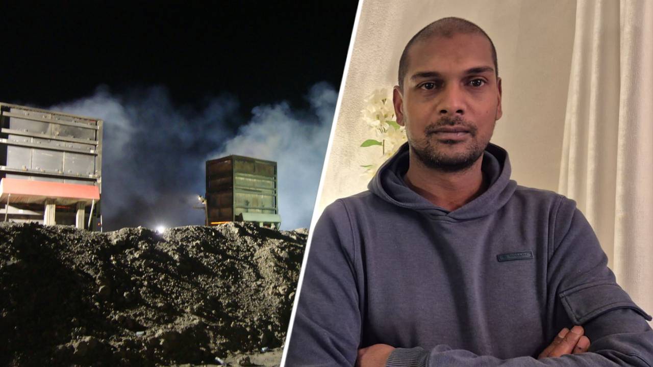 Ex-militair Nishan Dolislager (35) uit Nieuwendijk werkte wekenlang naast afvalstookplaatsen in Afghanistan (foto’s: Nishan Dolislager en Niek de Bruijn)