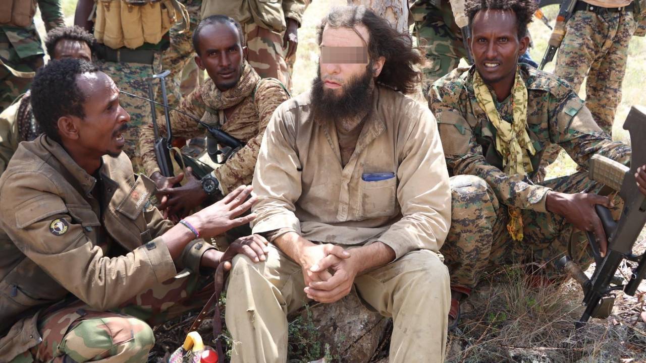 De uit Eindhoven afkomstige IS-strijder Hassan A. (Foto: X/Puntland Counter-Terrorism Operations.)