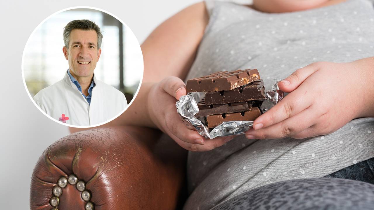 Kinderarts Edgar van Mil maakt zich zorgen over het toenemende aantal kinderen met overgewicht (foto: ANP en Jeroen Bosch Ziekenhuis).